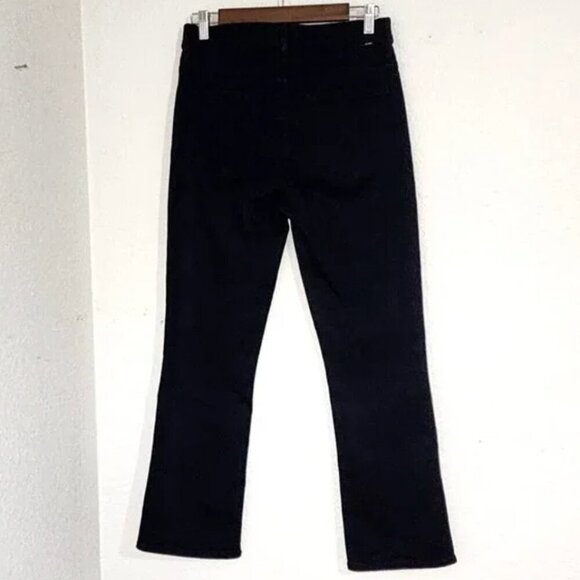 MOTHER The Insider Crop Straight Black Jeans in Not Guilty Size 26 - Picture 5 of 8